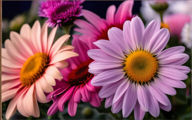 Flower bouquet colorful background for wallpaper