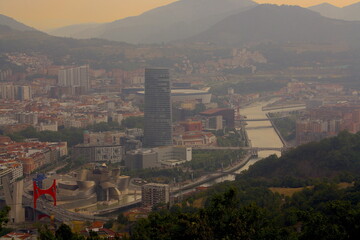View over Bilbao