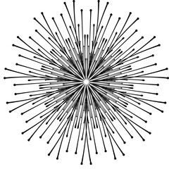 Obraz premium Abstract doodle mandala pattern. Graphic ornament. Vector illustration.