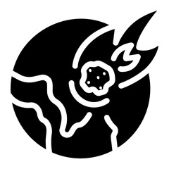 asteroids Solid icon