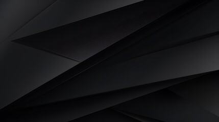 Elegant amazing black grey abstract polygonal shapes with diagonal lined background. Geometric striped texture. Digital premium dark backdrop. Business trendy modern. Smooth elegant 3d, Generative AI - obrazy, fototapety, plakaty