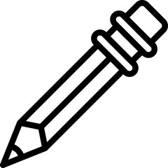 Pencil line icon