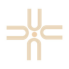 Arch Boho Geometric lines