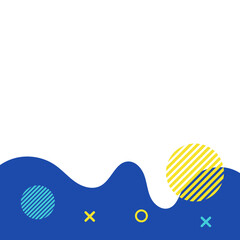 Abstract Blob Footer