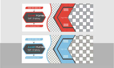 Template banner and cover ads, can use for social media, template sale with black and red color, file with layered 