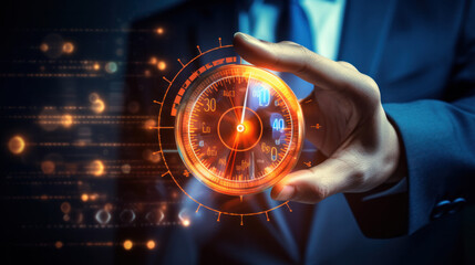 KPI Key Performance Indicator Business Internet Technology Concept.