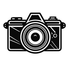 Photo camera doodle icon