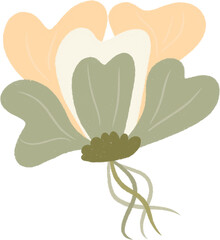 Hand drawn Abstract Flower Illustration