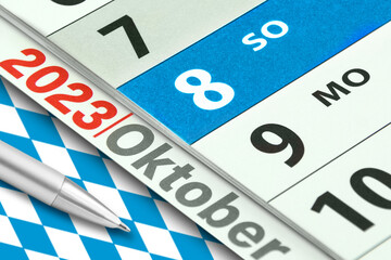 Deutscher Kalender 8. Oktober 2023 Sonntag Wahl in Bayern