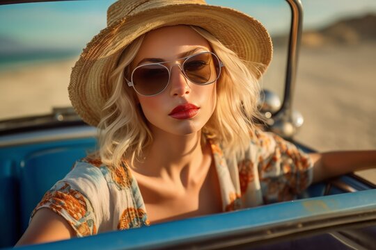 Summer Road Trip. Generative AI