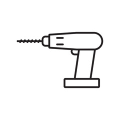 drill icon vector