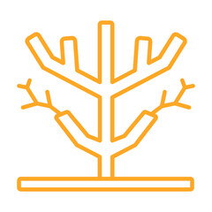 Fototapeta premium Dry Tree Icon