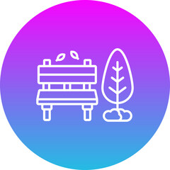 Autumn Bench Icon