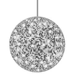  disco ball vector isolated on white transparen background 
