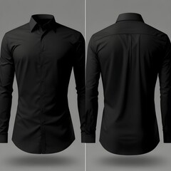 Shirt Formal Fashion Basic Blank Mock Up For Advertisement Bussines Textile garment industry