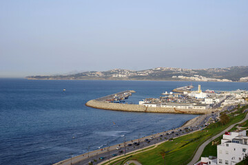 Fototapeta na wymiar Vue sur Tanger