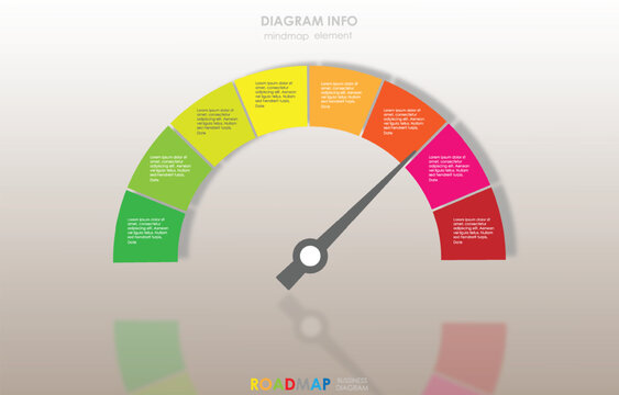 bussiness diagram circular layout chart project timeline diagram with 8 list of steps, circular layout diagram infographic mindmap element template infographics.	
