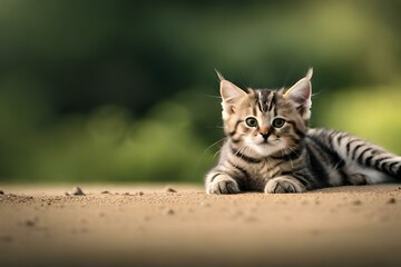 Obraz premium portrait of a cat generated Ai