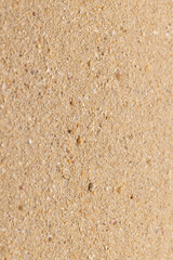 Close up of sand grains and copy space background