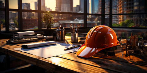 Future building engineering project. Engineering constructive equipment. Generative AI.