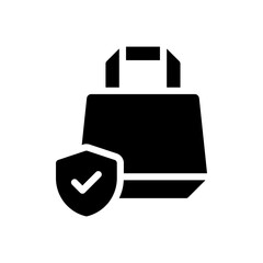 shopping online glyph icon