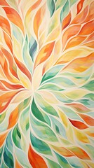 Fototapeta premium Abstract floral background with pastel colors. Generative ai