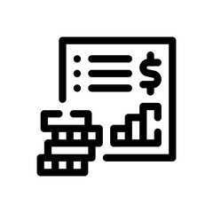 finance line icon