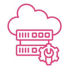 Cloud maintenance Icon