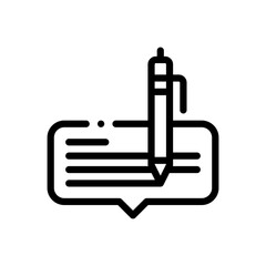 feedback line icon