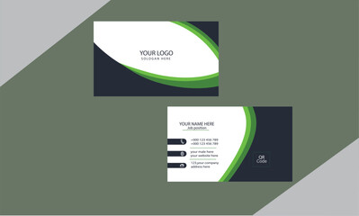 modern business card design. business card design template.