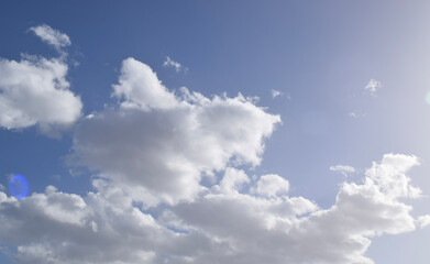 Naklejka na ściany i meble Clouds in the sky