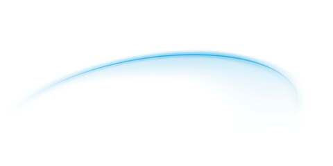 The edge of a blue solar eclipse on transparent background. Blue eclipse for product advertising, natural phenomena, horror concept and others. PNG.