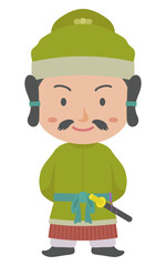 偉そうな古代日本の貴族