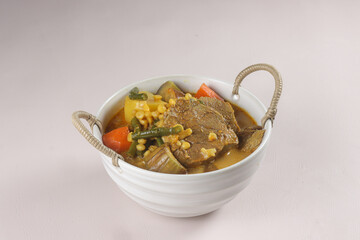 Dalca Daging or Beef Dalca is a Stewed Beef Curry with Lentils and Vegetables, Famously Served with Briyani or Tomato Rice.