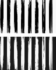 stripes brush paint stroke background (black & white)