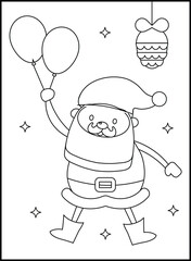 Christmas Coloring Pages for Kids and Toddlers