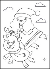 Christmas Coloring Pages for Kids and Toddlers