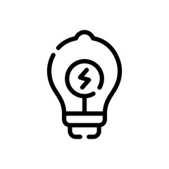 lightbulb line icon
