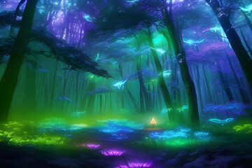 Mysterious Spirit Forest