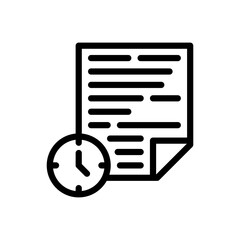 deadline line icon