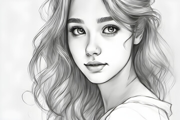 draw a pretty girl
