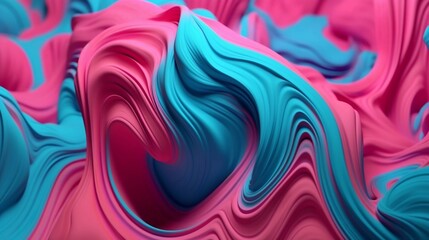 Fototapeta premium Generative AI : Premium background design with bright line pattern (texture) in luxury pastel colour. Abstract horizontal vector template for business banner, formal backdrop, prestigious voucher, lux