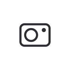Camera icon. Photography symbol. Photo Camera. Photo allowed. Snapshot icon. Photographic equipment. Filming allowed. Photographer sign. Photo salon. Camera pictogram. Photo-video recording. 