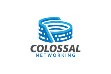 Networking Server Logo Design - Technology Logo Design