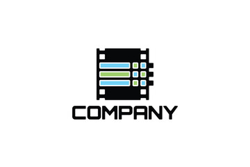 Networking Server Logo Design - Technology Logo Design