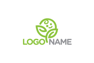 Nature Logo Design - Ecological Logo Design Template