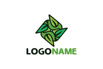 Nature Logo Design - Ecological Logo Design Template