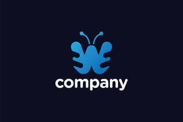 Butterfly Logo Design - Insect Logo Design Template