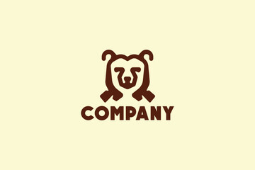 Bear Logo Design - Logo Design Template	
