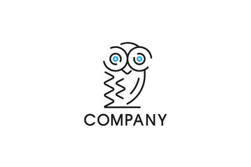 Logo Design of an Owl - Logo Design Template	